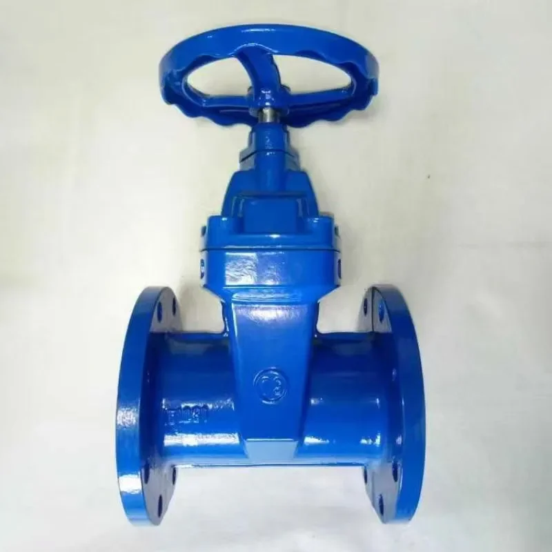 Ductile dade a wɔde asie abaa soft seal flange gate valve .