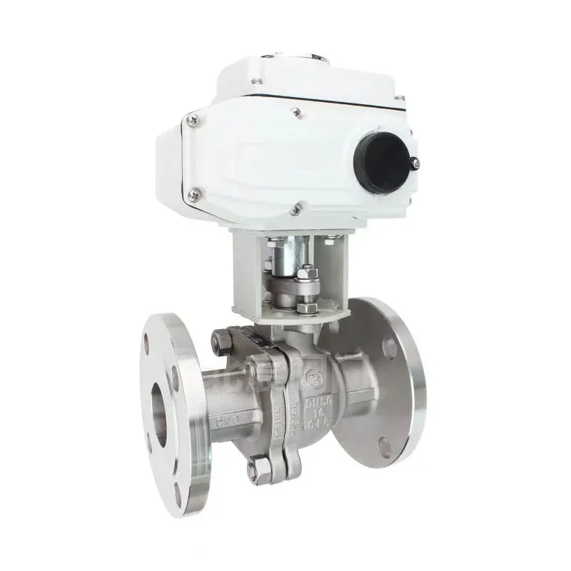 Electric dade a ɛnyɛ den flange ball valve .