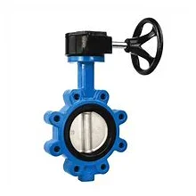 lt manual soft seal butterfly valve a ɛwɔ aso a ɛrepuepue .